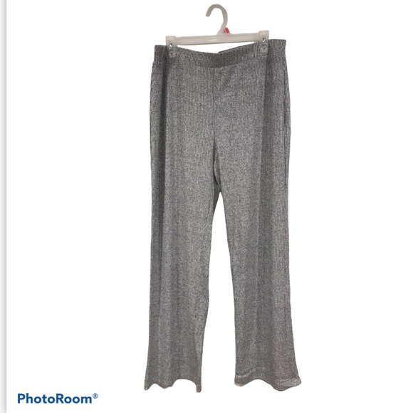 Ribbed Dolman Sleeve Loungewear Set - Light Grey - Picture 10 of 10